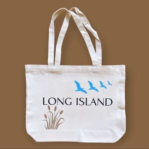 NWT Wool + Pepper Co. LONG ISLAND Canvas Cotton Tote Bag